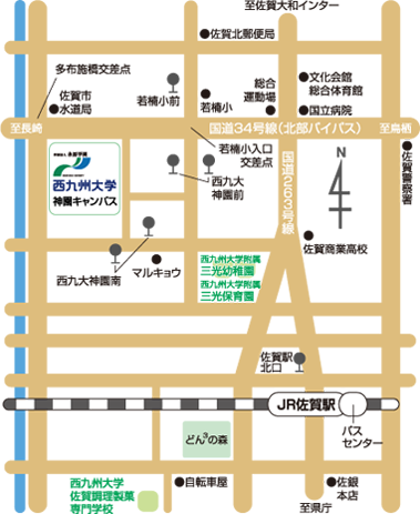 神園キャンパスマップ