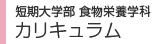 短期大学部　カリキュラム
