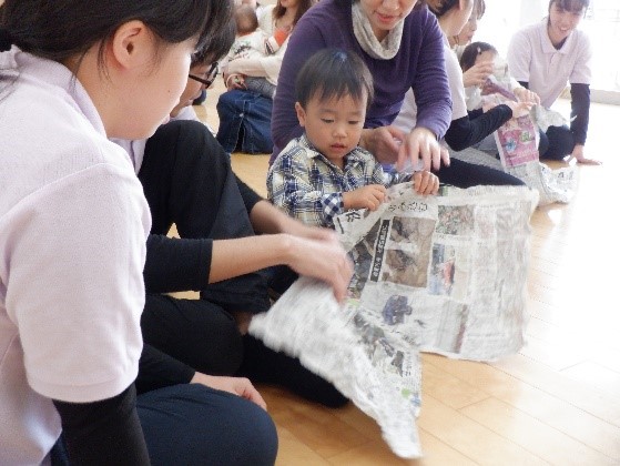 親子いきいき広場を開催しました 幼児保育学科 学科 コースからのお知らせ 西九州大学 短期大学部 地域生活支援学科 幼児保育学科