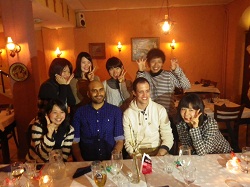 リンシェーピング大学作業療法学科の学生たちとの夕食会